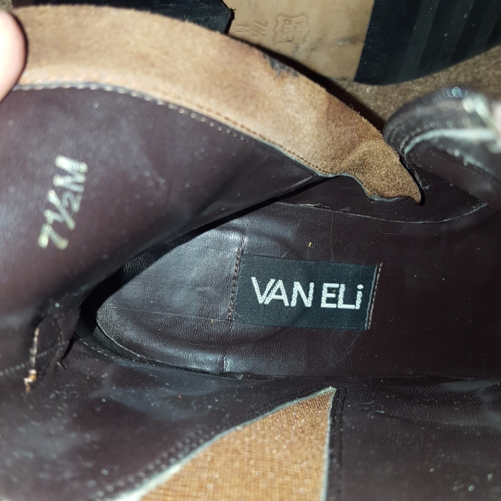 Vaneli Cherine Dark Tan Ankle Boot - Picture 7 of 8